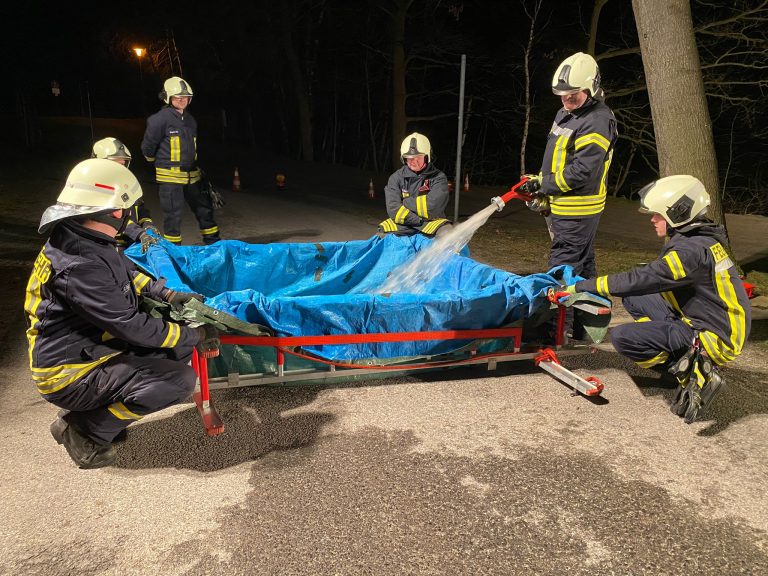 Löschwasserbecken für Baustellen zur temporären Löschwasserversorgung