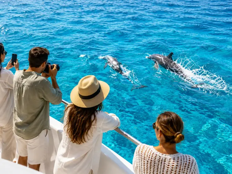 Erfahrungen mit der privaten Delfin Tour Hurghada: Delfine beobachten und das Rote Meer hautnah erleben